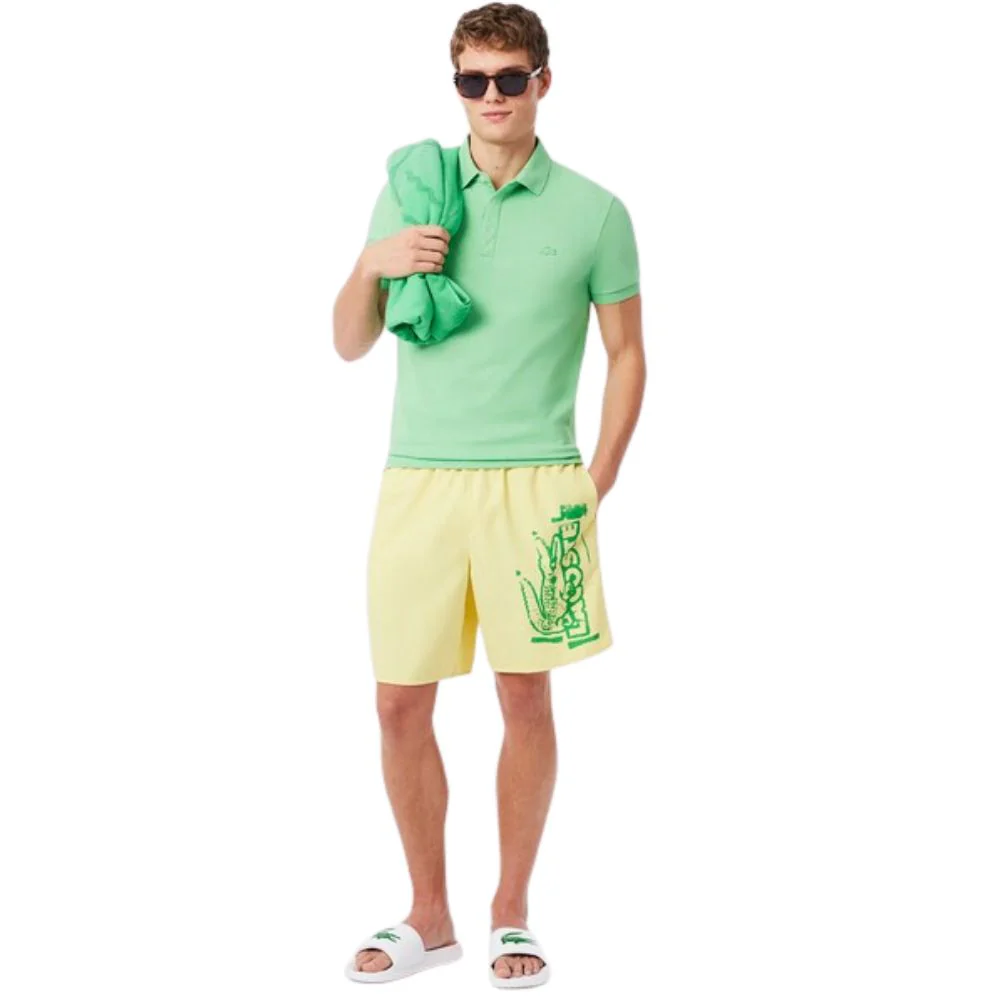 Lacoste Slippers Serve Slide 1.0 Heren Wit Groen - Image 5