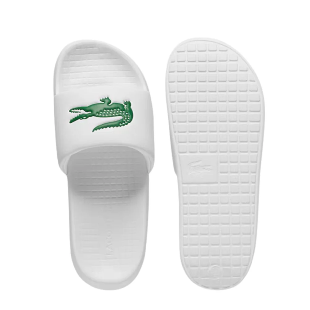 Lacoste Slippers Serve Slide 1.0 Heren Wit Groen - Image 7