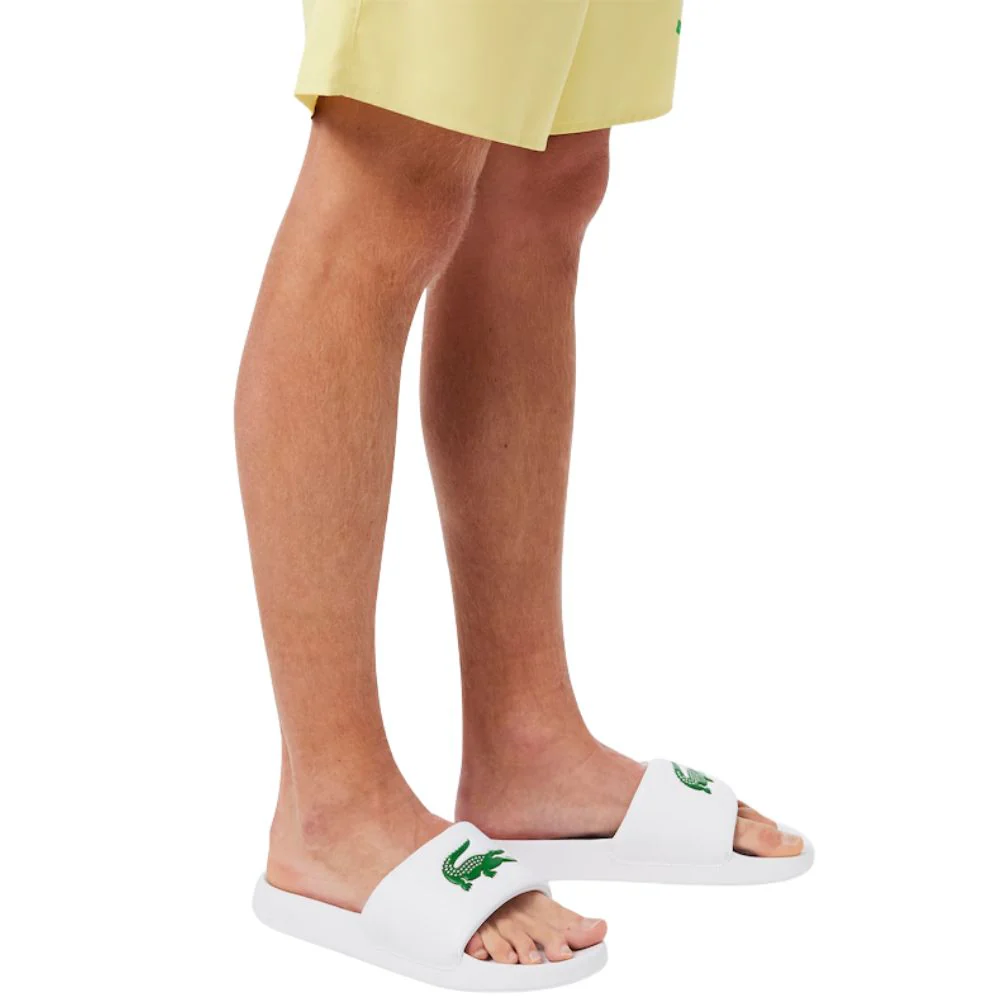 Lacoste Slippers Serve Slide 1.0 Heren Wit Groen - Image 8
