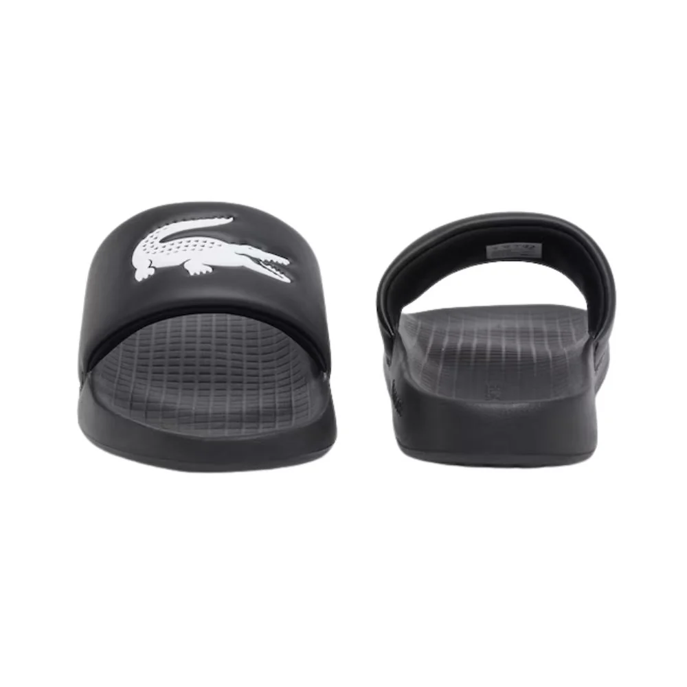 Lacoste Slippers Serve Slide 1.0 Heren Zwart Wit - Image 4