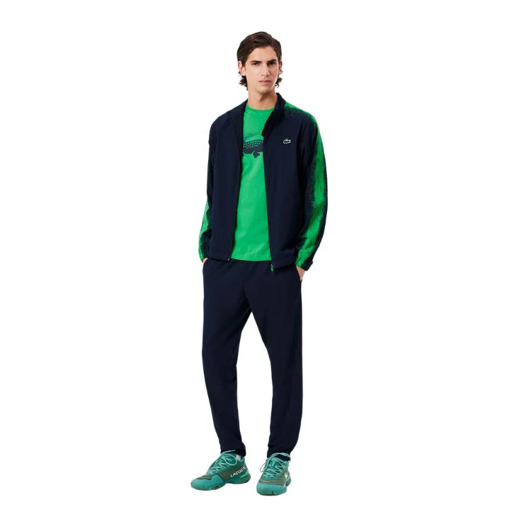 Lacoste Trainingspak Tennis Jogger-Set Medvedev Heren Navy Groen - Image 5