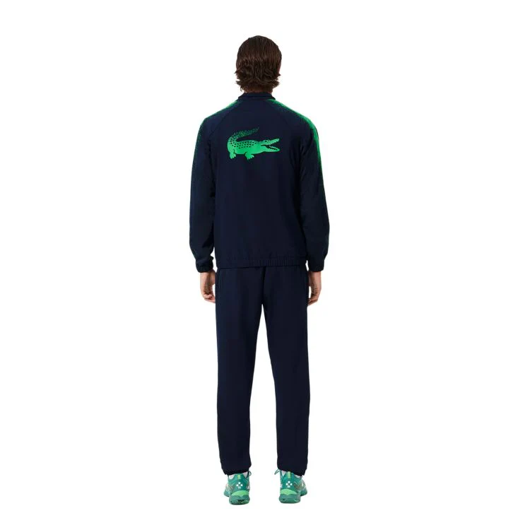 Lacoste Trainingspak Tennis Jogger-Set Medvedev Heren Navy Groen - Image 6