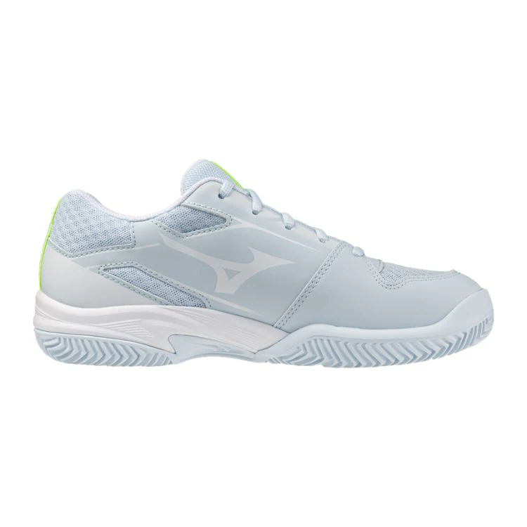 Mizuno Tennisschoen Padelschoen Break Shot 5 CC Dames Grijs Geel