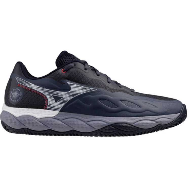 Mizuno Tennisschoen Padelschoen Wave Enforce Court CC Heren Antraciet