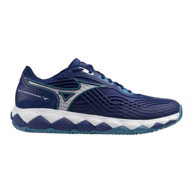 Mizuno Tennisschoen Padelschoen Wave Enforce Tour CC Heren Blauw Wit - Image 4