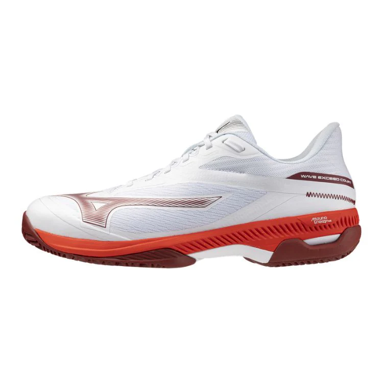 Mizuno Tennisschoen Padelschoen Wave Exceed Court CC Heren Wit Rood - Image 2