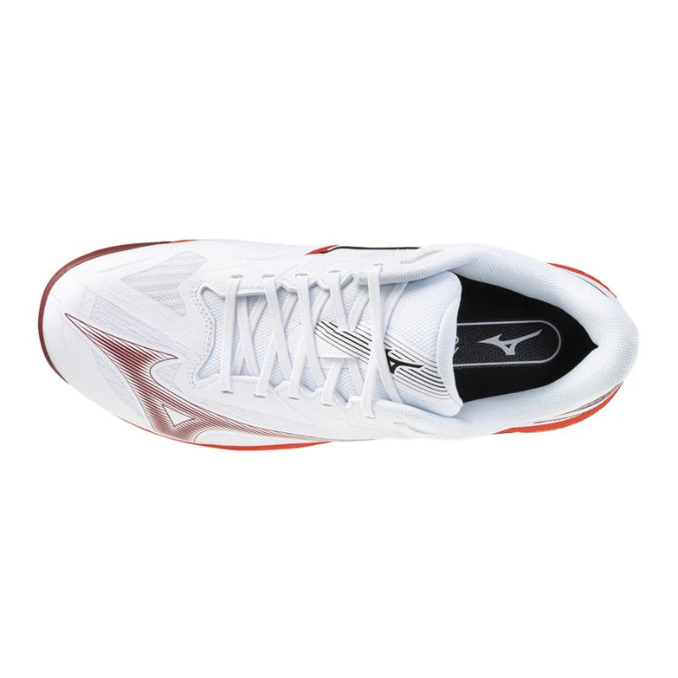 Mizuno Tennisschoen Padelschoen Wave Exceed Court CC Heren Wit Rood - Image 3