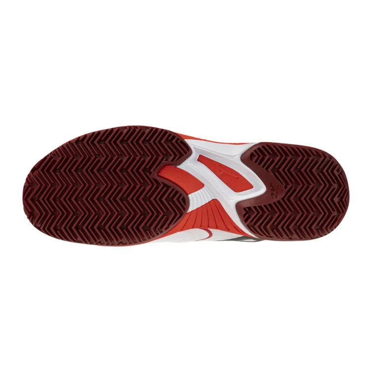 Mizuno Tennisschoen Padelschoen Wave Exceed Court CC Heren Wit Rood - Image 4