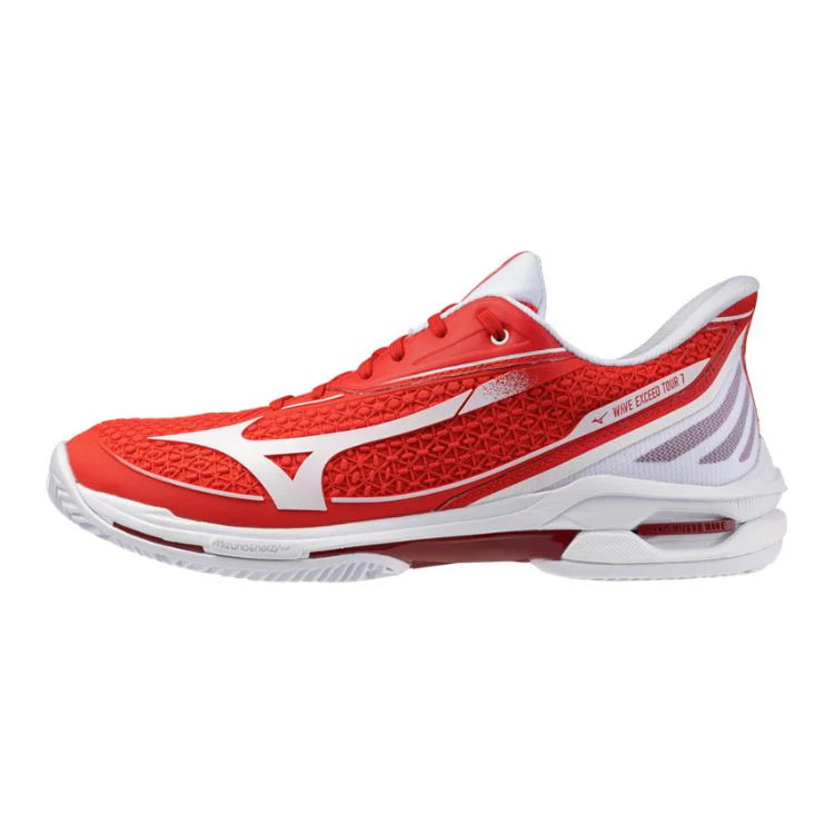 Mizuno Tennisschoen Padelschoen Wave Exceed Tour 7 CC Heren Rood Wit - Image 2
