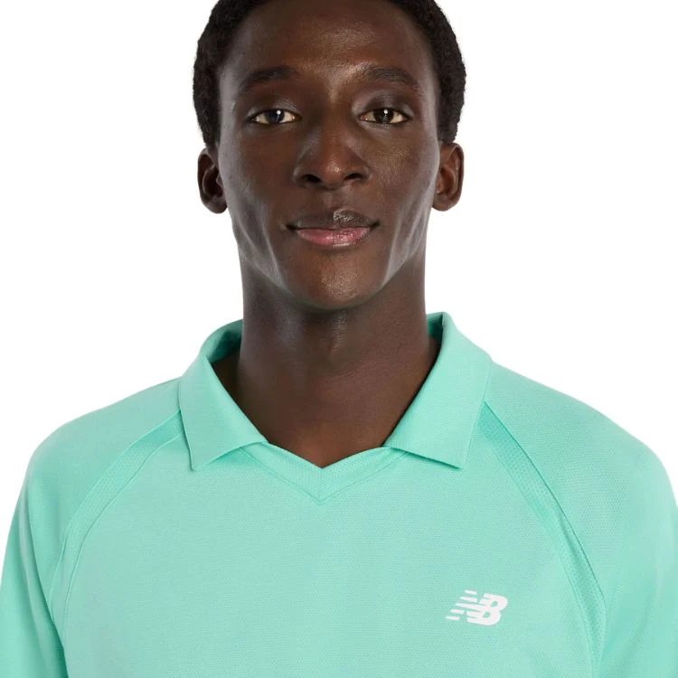 New Balance Polo Tournament Novelty Heren Groen - Image 3