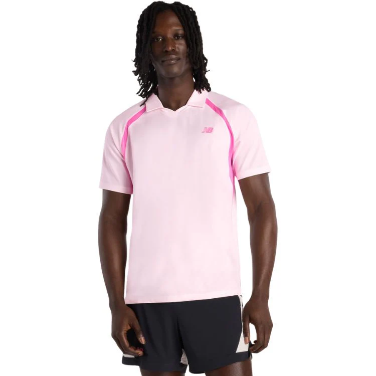 New Balance Polo Tournament Novelty Heren Roze