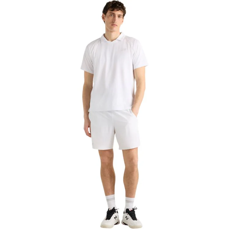 New Balance Polo Tournament Novelty Heren Wit - Image 5