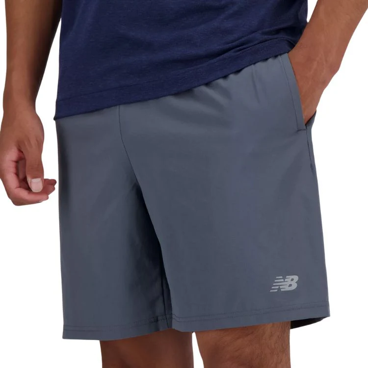 New Balance Short Sport Essential 7" Heren Grijs - Image 2