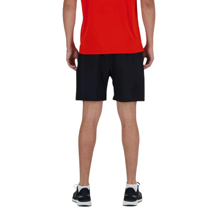 New Balance Short Sport Essential 7" Heren Zwart - Image 3