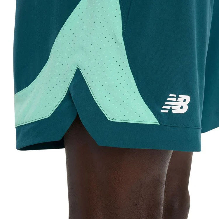 New Balance Short Tournament Novelty Heren Groen - Image 4