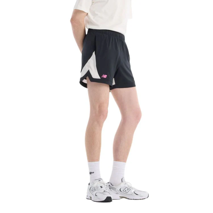New Balance Short Tournament Novelty Heren Zwart - Image 4