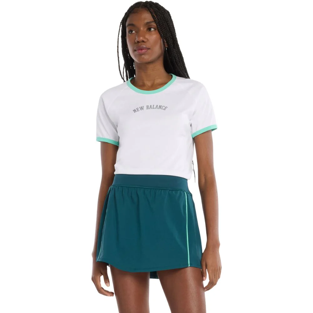 New Balance Skort Tournament Novelty Dames Donkergroen - Image 2