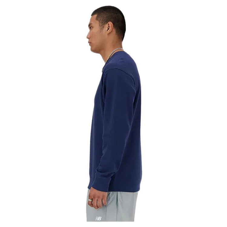 New Balance Sweater Sport French Terry Navy - Image 4