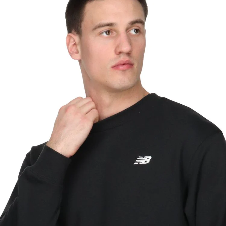 New Balance Sweater Sport French Terry Zwart - Image 4