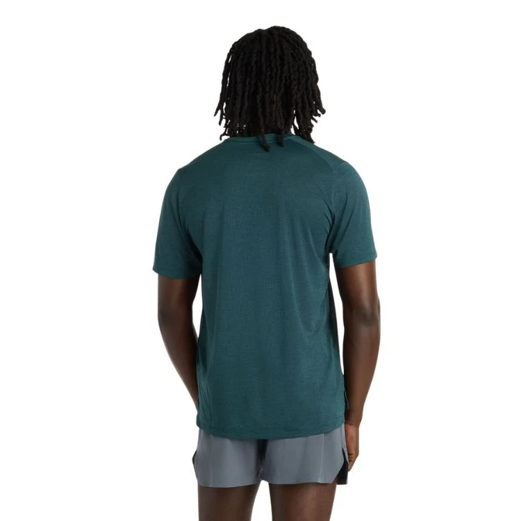 New Balance T-Shirt Athletics Heren Dark Green - Image 2