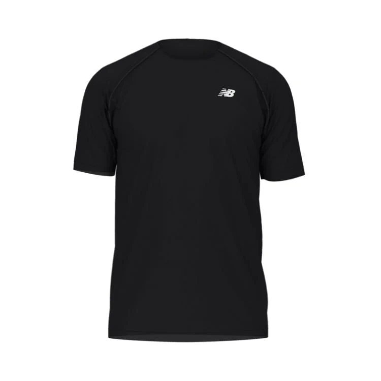 New Balance T-Shirt Tournament Heren Zwart