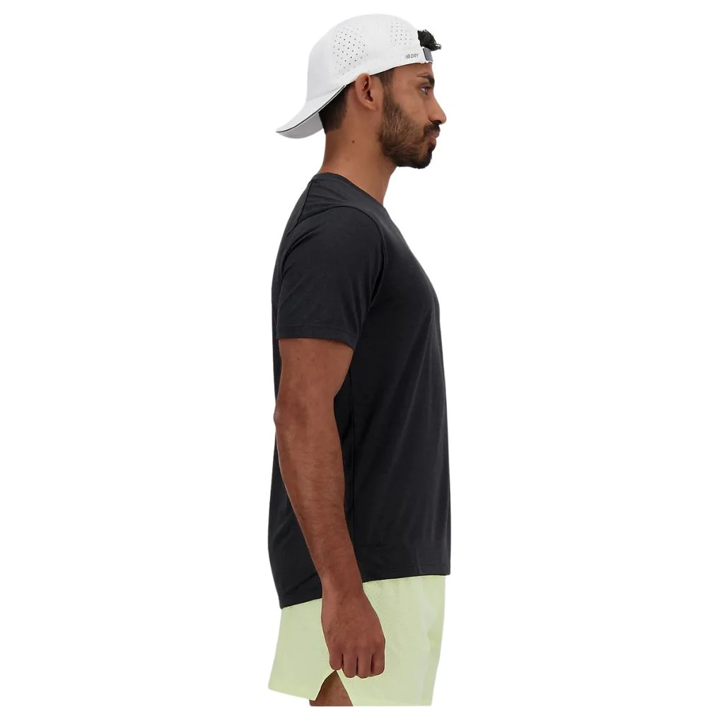 New Balance T-Shirt Athletics Heren Zwart - Image 3