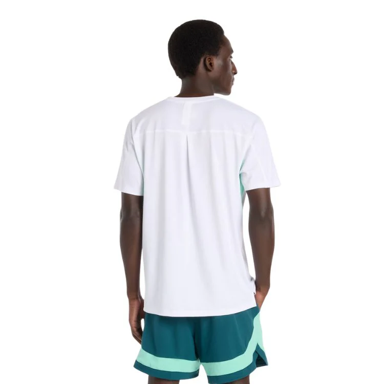 New Balance T-Shirt Tournament Novelty Heren Wit - Image 2