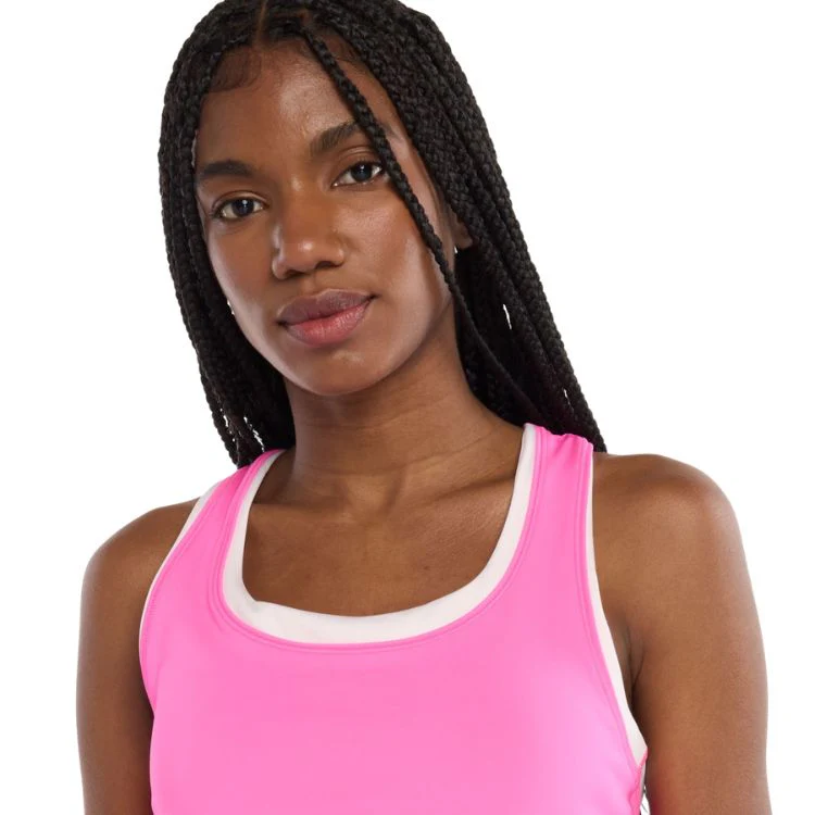 New Balance Tanktop Tournament Novelty Dames Roze - Image 4