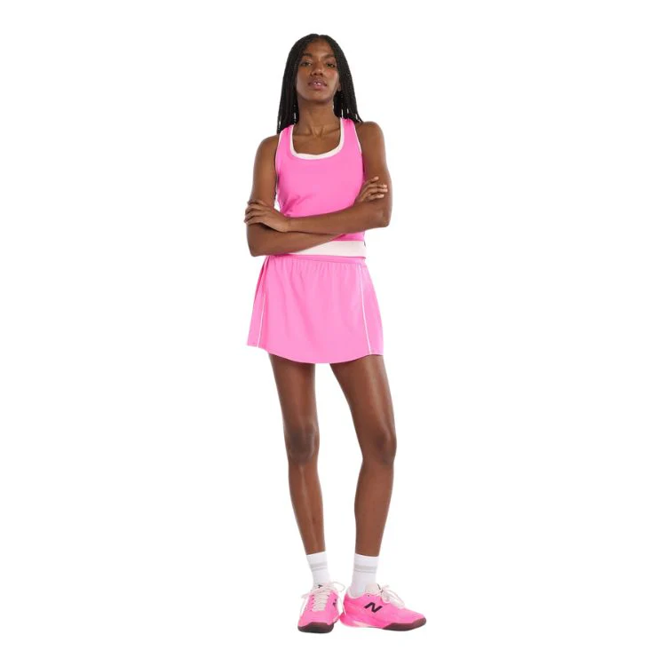 New Balance Tanktop Tournament Novelty Dames Roze - Image 6