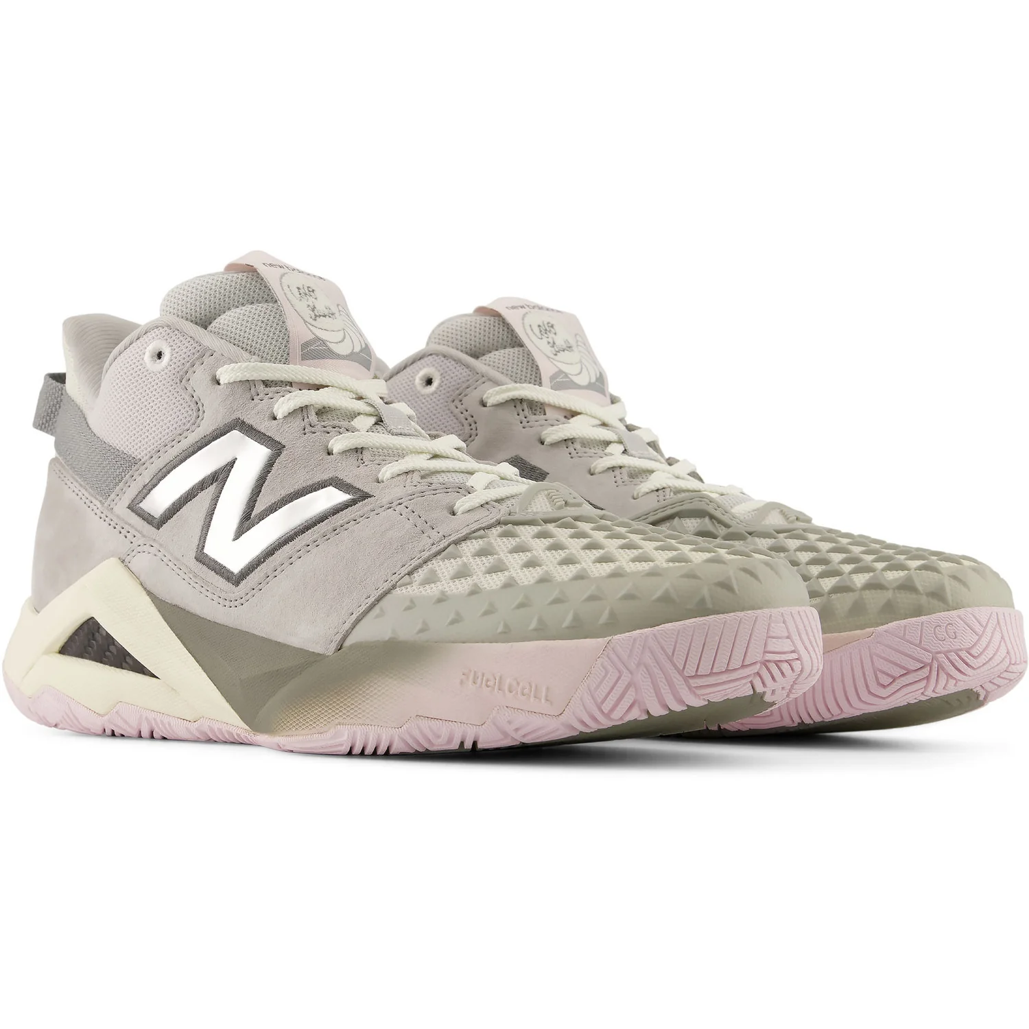 New Balance Tennisschoen Padelschoen Coco All Court Mid Dames Grijs - Image 3