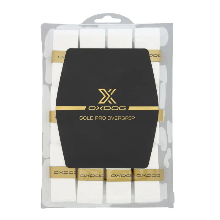 Oxdog Padel Overgrip Gold Pro 12 Pack Wit