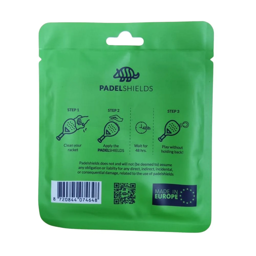 Padelshields Beschermstrips Padelrackets Universeel Zwart - Image 3