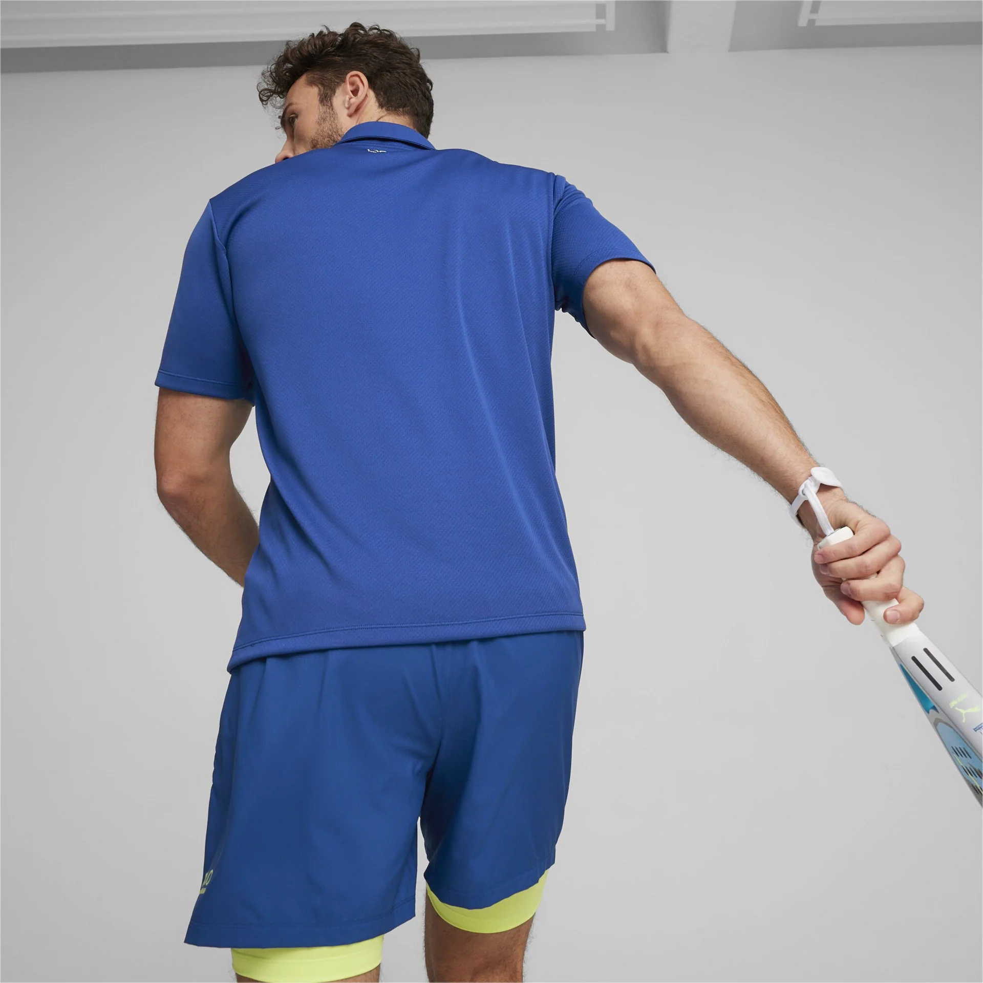 Puma Individual Padel Polo Shirt Heren Blauw - Image 5