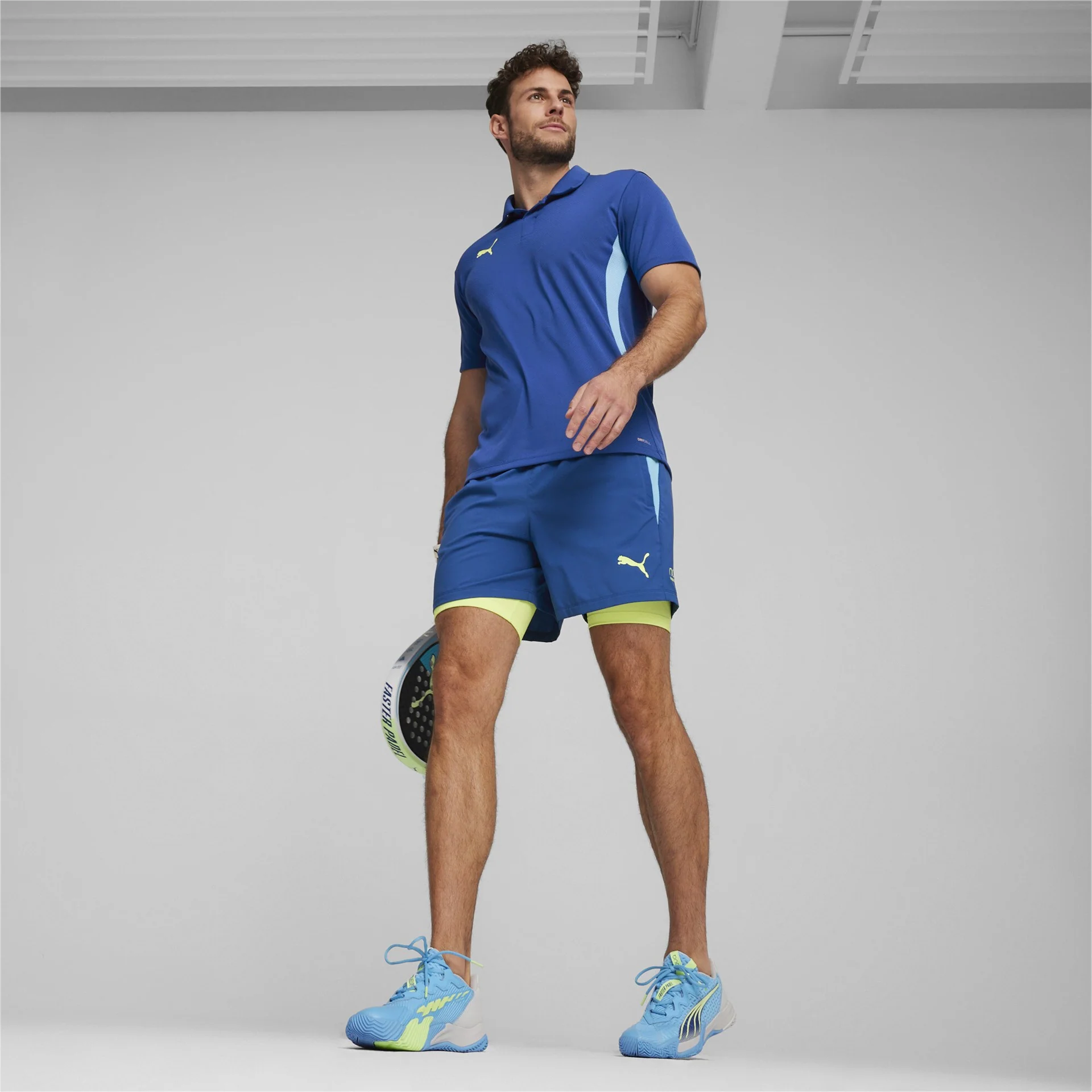 Puma Individual Padel Polo Shirt Heren Blauw - Image 6