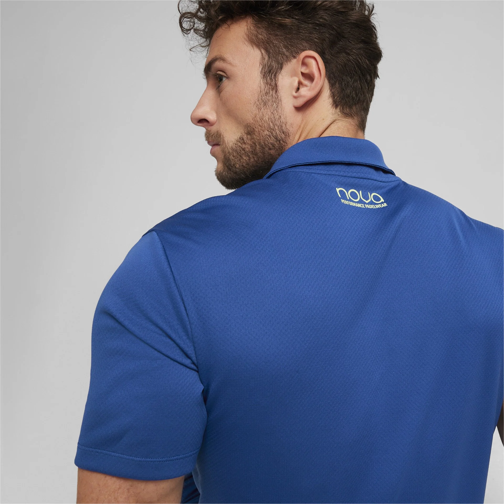 Puma Individual Padel Polo Shirt Heren Blauw - Image 7