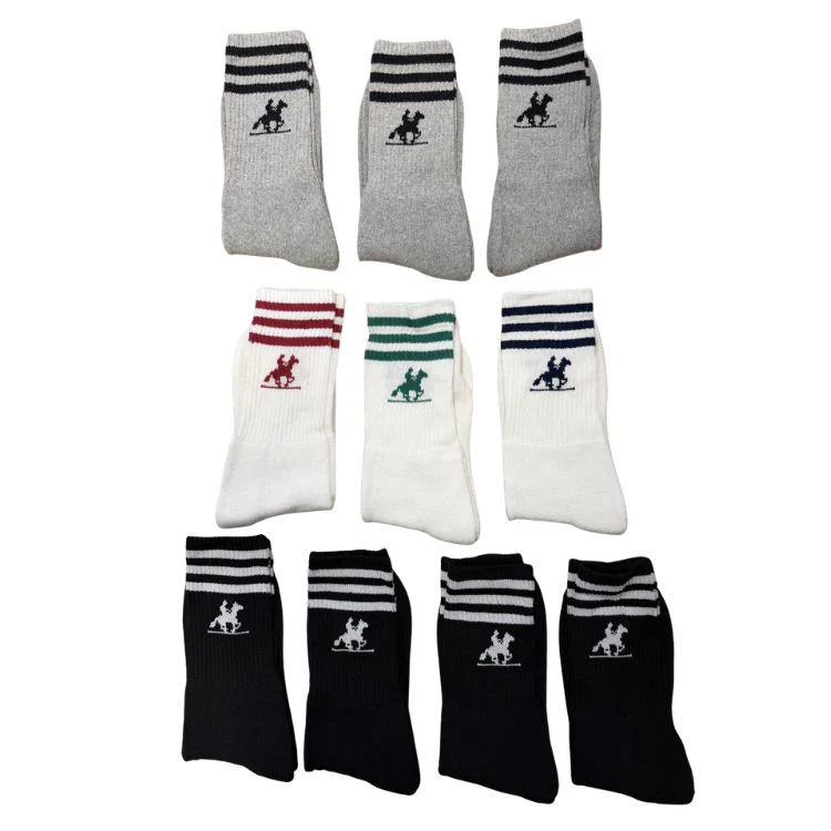 U.S. Grand Polo Sokken Heren 10-Pack Mix Zwart Wit Grijs - Image 2
