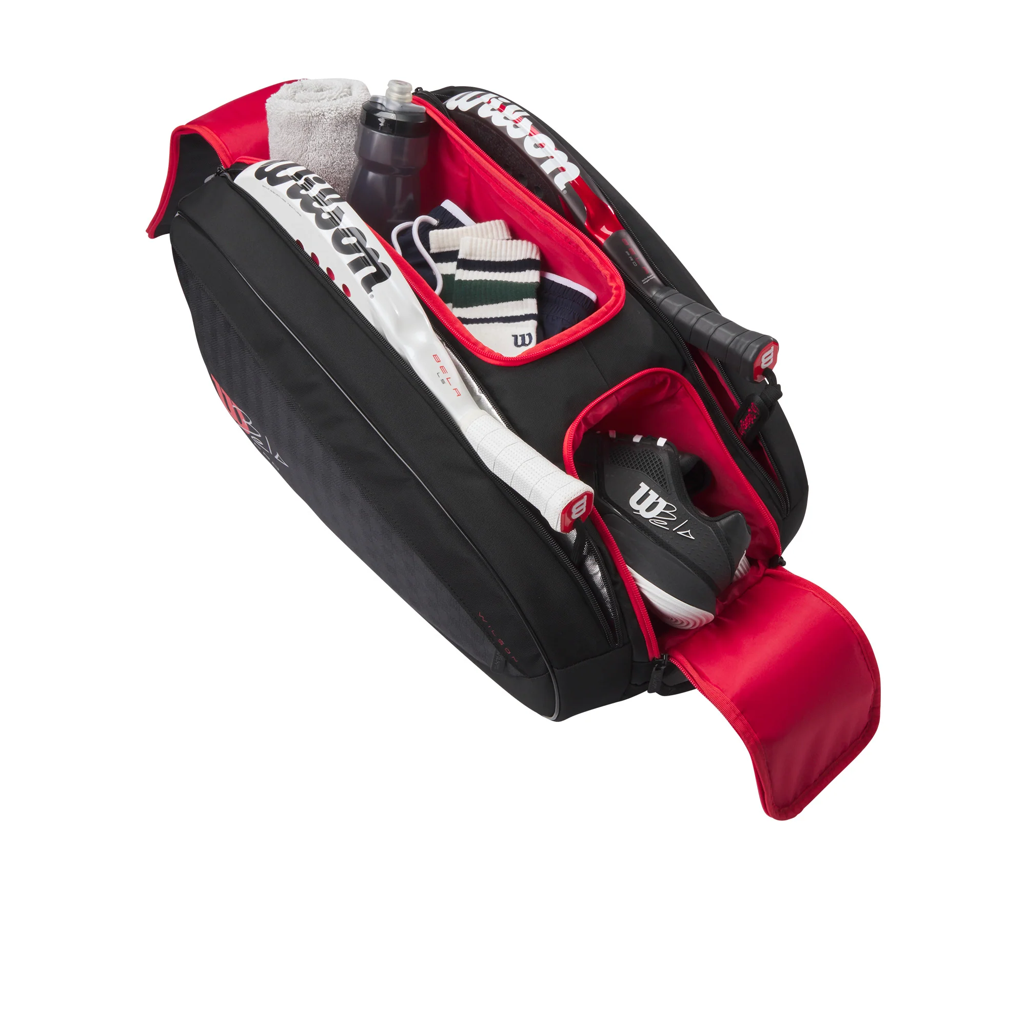 Wilson Padeltas Bela V3 Tour Padel Zwart Rood - Image 3