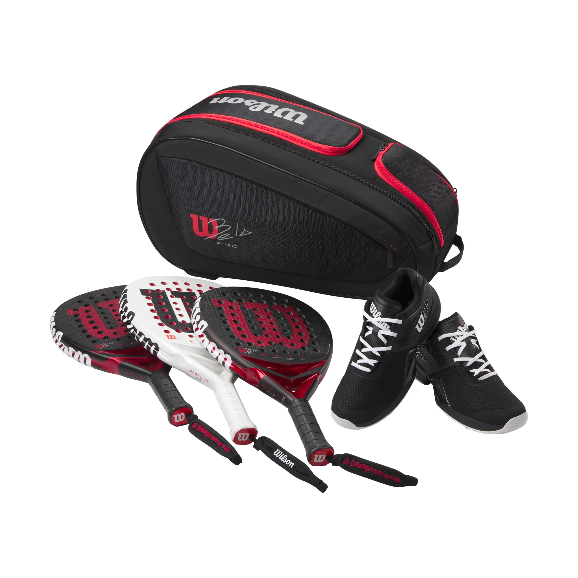 Wilson Padeltas Bela V3 Tour Padel Zwart Rood - Image 4