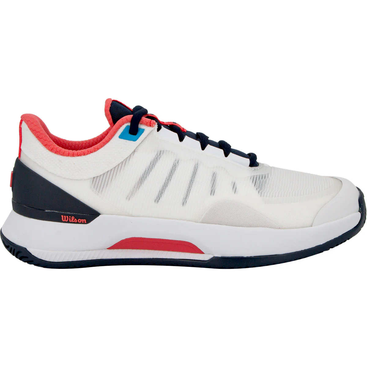 Wilson Tennisschoen Padelschoen Intrigue Tour Clay Dames Wit Navy