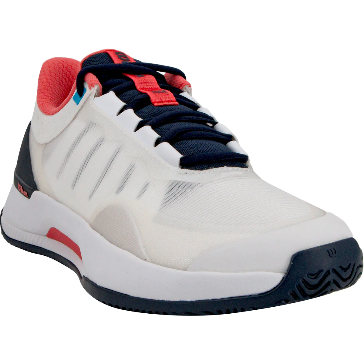Wilson Tennisschoen Padelschoen Intrigue Tour Clay Dames Wit Navy - Image 3