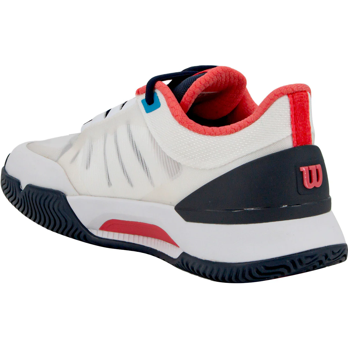 Wilson Tennisschoen Padelschoen Intrigue Tour Clay Dames Wit Navy - Image 4
