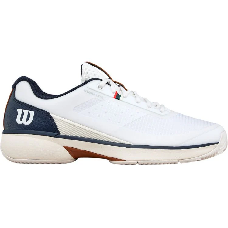 Wilson Tennisschoen Padelschoen Rush Lite 5 Clay Heren Wit Navy
