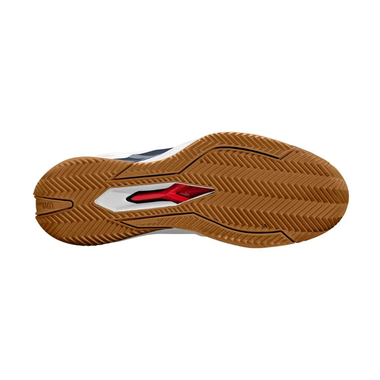 Wilson Tennisschoen Padelschoen Rush Pro 4.5 Roland Garros Clay Heren Wit - Image 4