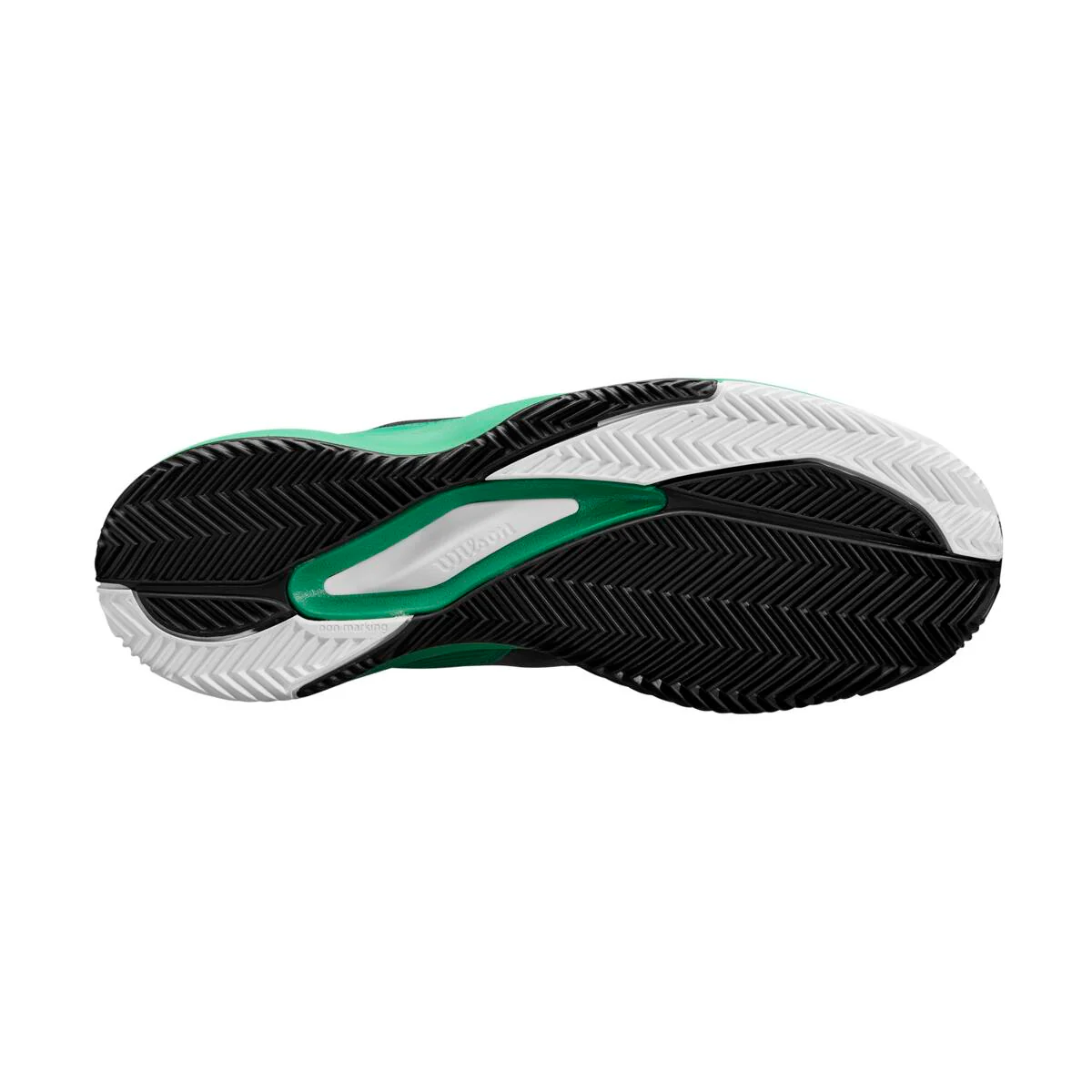 Wilson Tennisschoen Padelschoen Rush Pro Ace Clay Heren Zwart Groen - Image 4