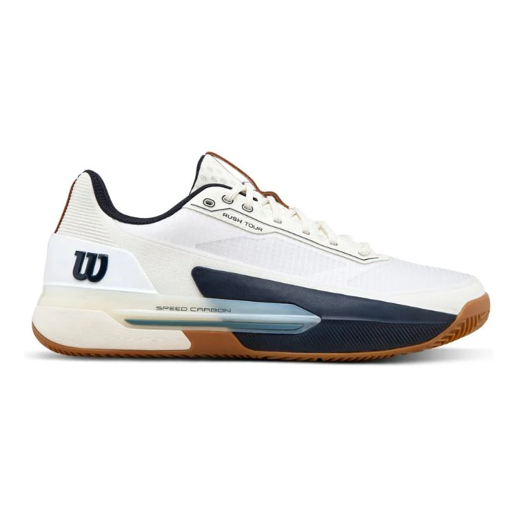 Wilson Tennisschoen Padelschoen Rush Tour 5 Clay Heren Wit Navy