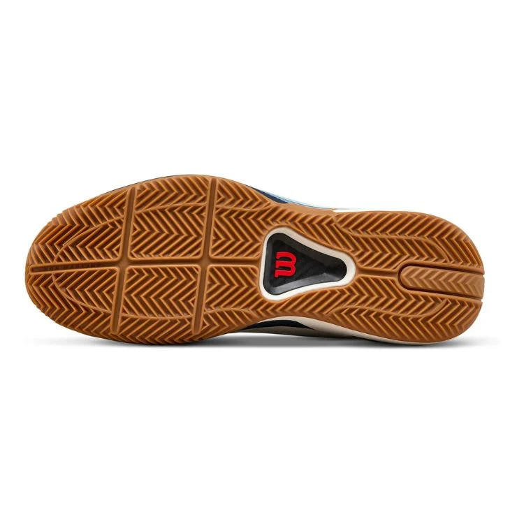 Wilson Tennisschoen Padelschoen Rush Tour 5 Clay Heren Wit Navy - Image 4