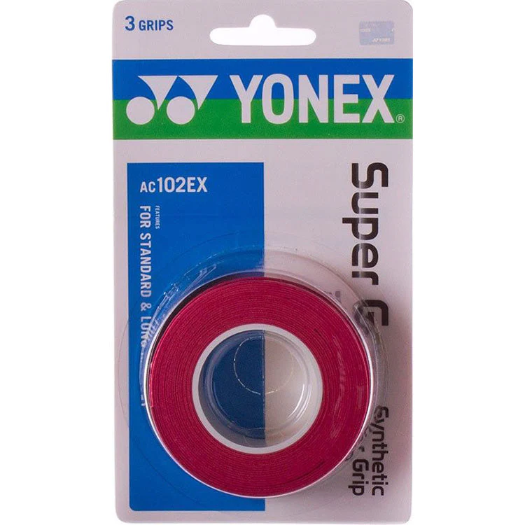 Yonex Overgrip Wet Super Grap Rood 3 Pack
